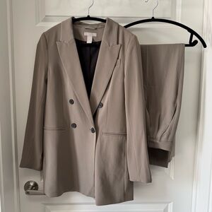 H&M Oversized Blazer and Pants Set